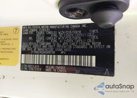 2004 Lexus Rx 330 z USA, uszkodzony, nr VIN 2T2HA31U34C010788